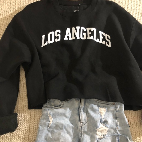 COPY - LOS ANGELES black Sweater - Picture 6 of 6